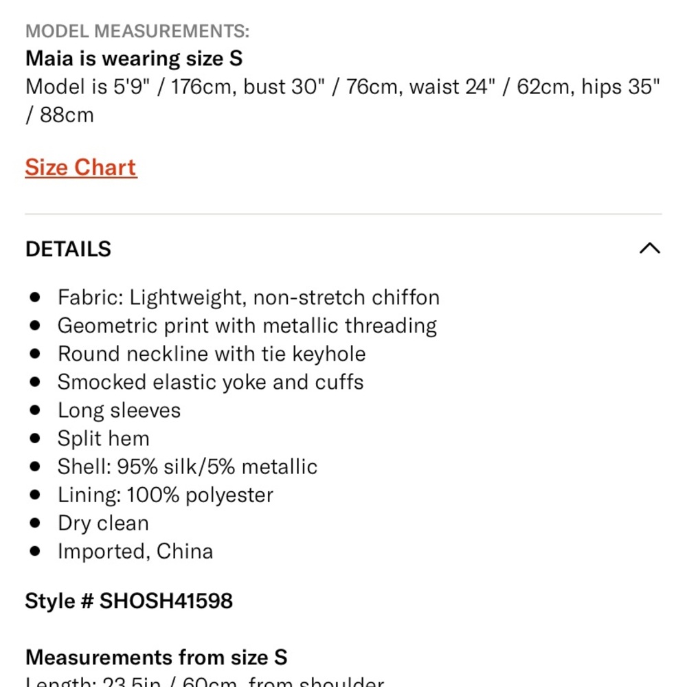 NWT Shoshanna Murray Top Size Small - Picture 2 of 4